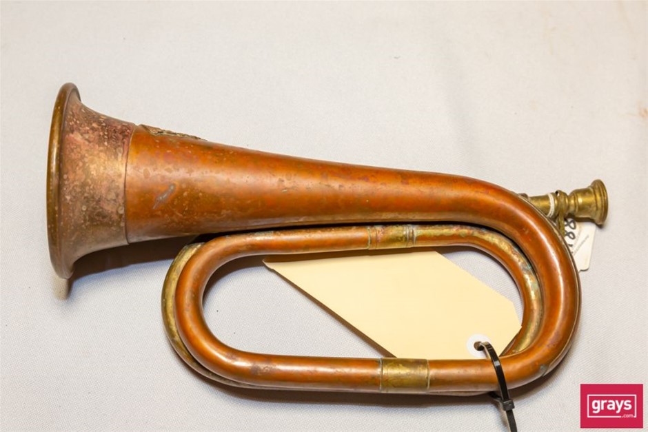 Vintage WW1 Bugle Auction (00875044404) Grays Australia