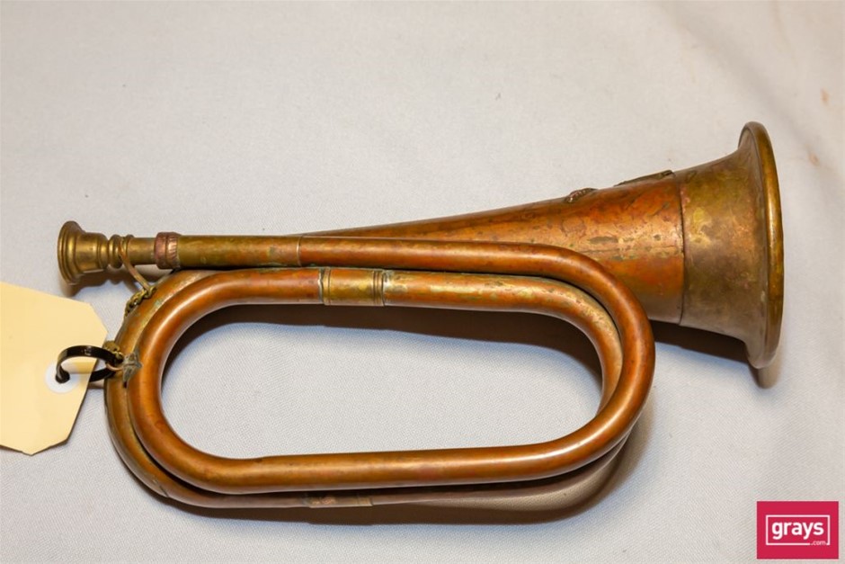 Antique WW1 Bugle Auction (00885044404) Grays Australia