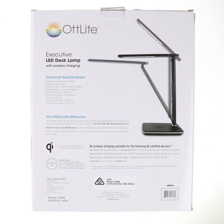 Executive led deals desk lamp