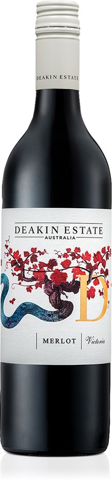Deakin Estate Merlot 2020 (12x 750mL).