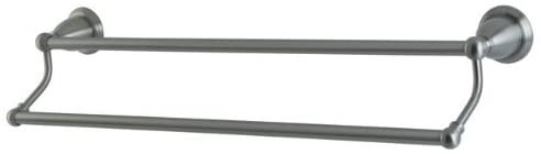 KINGSTON BRASS BA1753SN Heritage 24-Inch Double Towel Bar, Satin Nickel, 2-