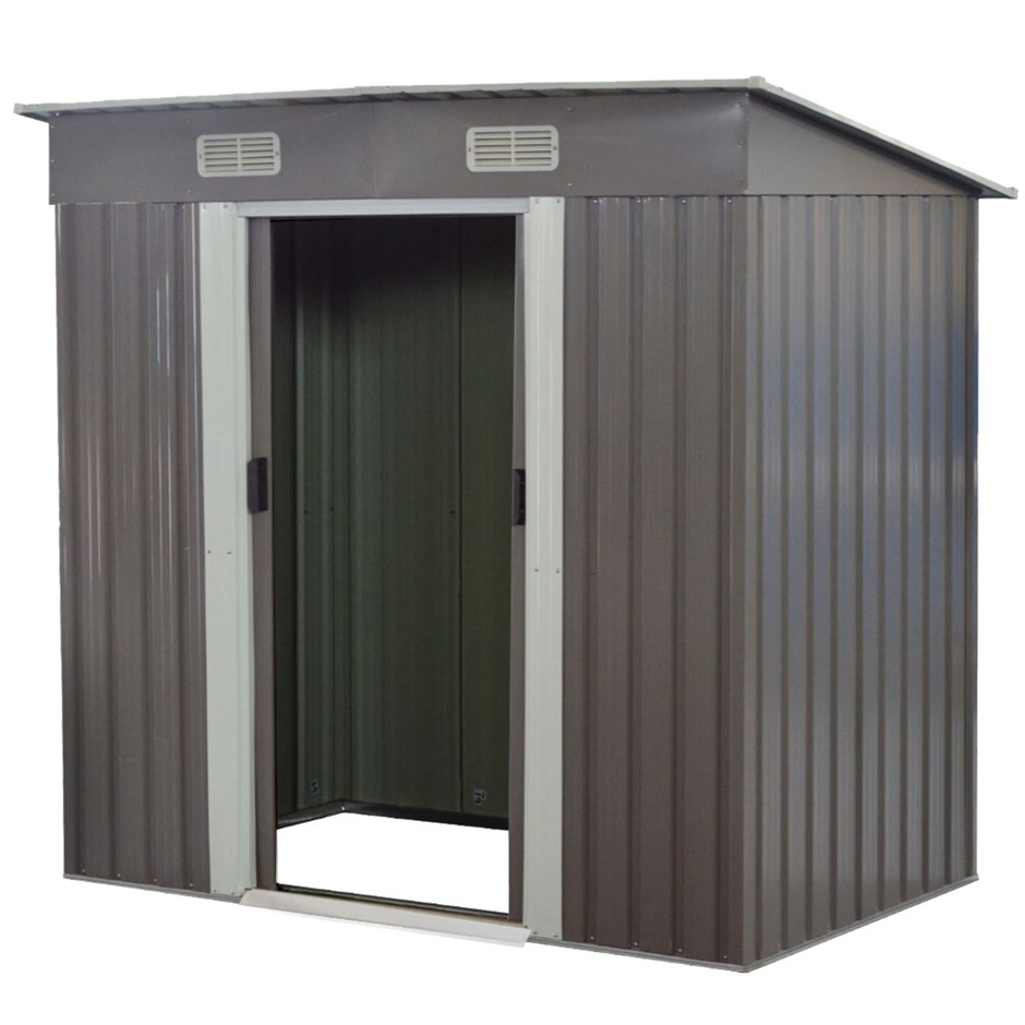 4ft x 8ft Garden Shed with Base Flat Roo