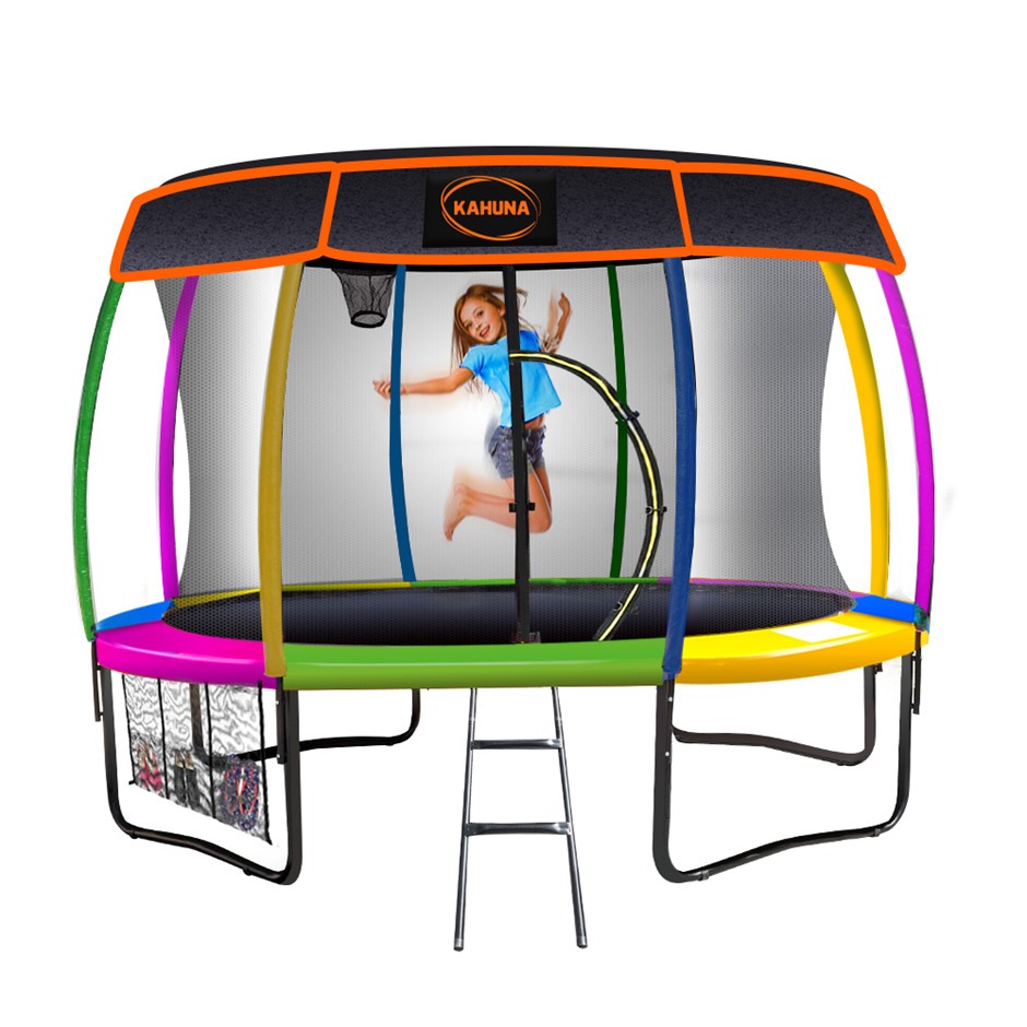 Kahuna Trampoline 12 ft with Basket ball