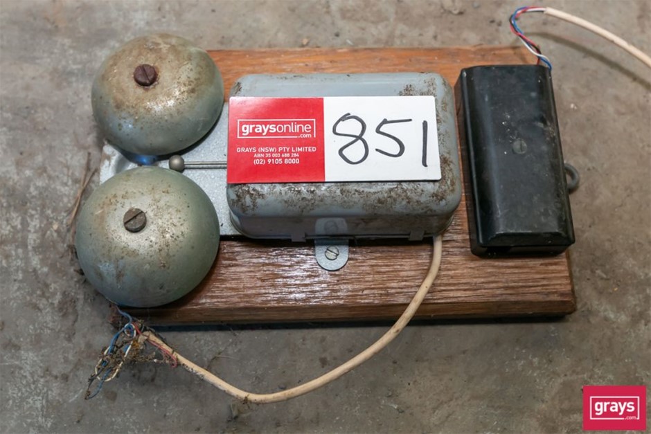 2x Assorted Vintage Electric Phone Bells Auction (08515045107) Grays