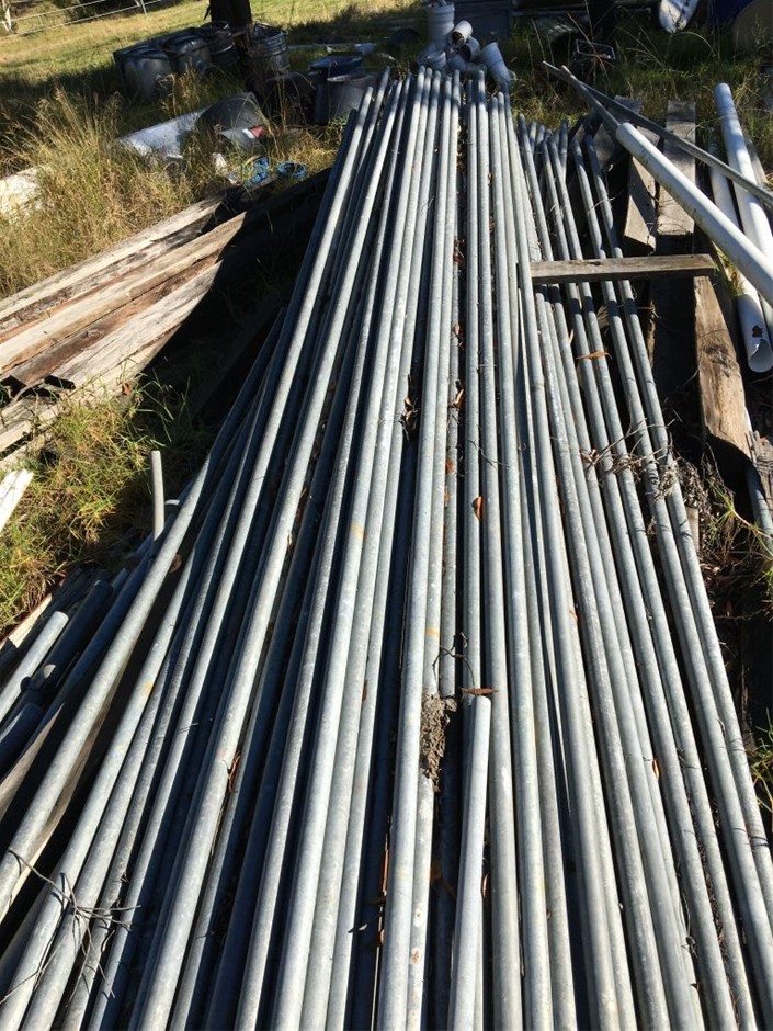 Bulk Qty Galvanised Tube Pole Auction (0060-5044745) | Grays Australia