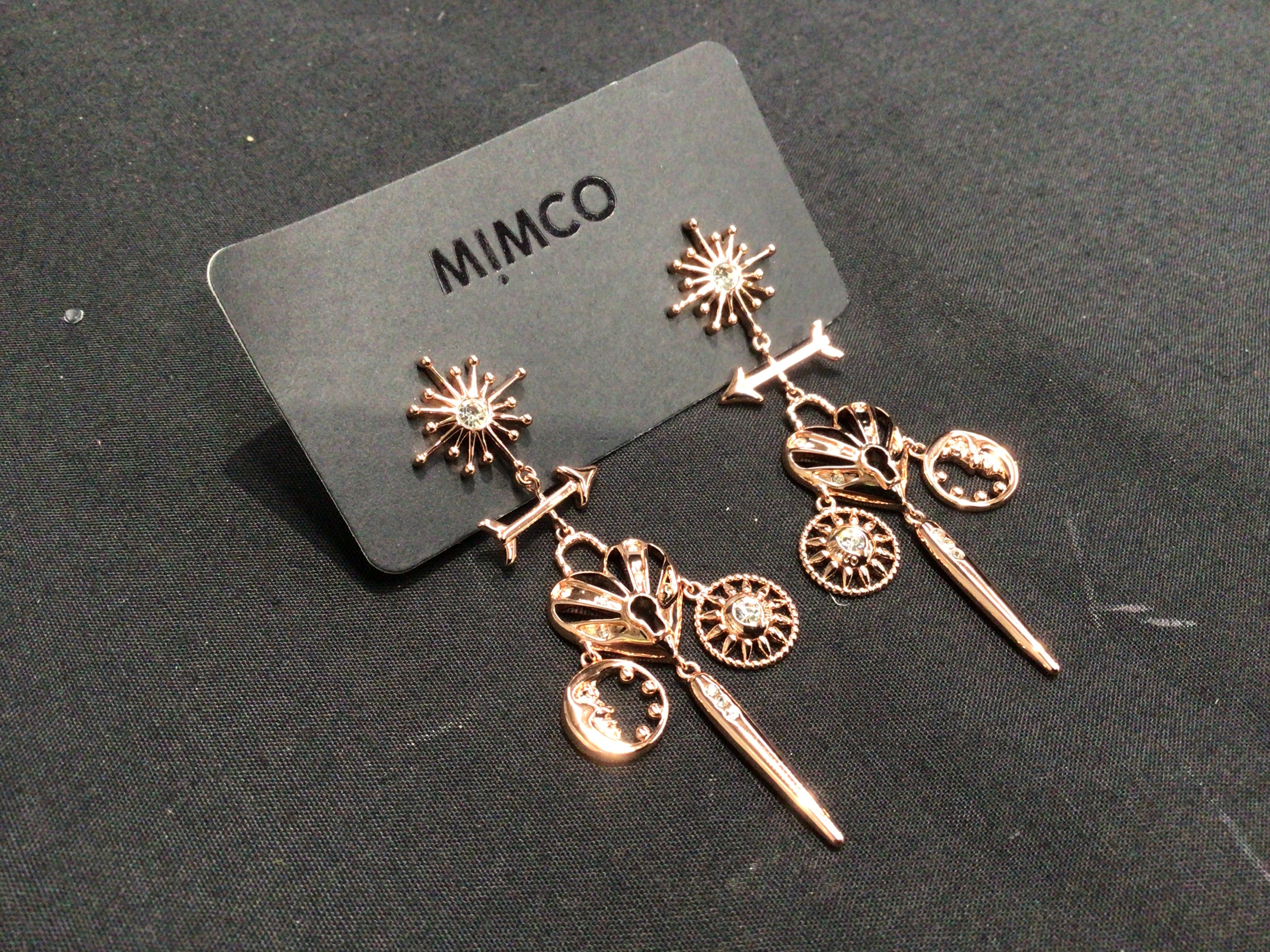 Mimco letter clearance earrings