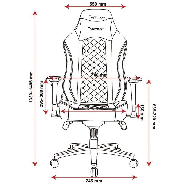 Typhoon gaming chairs hot sale