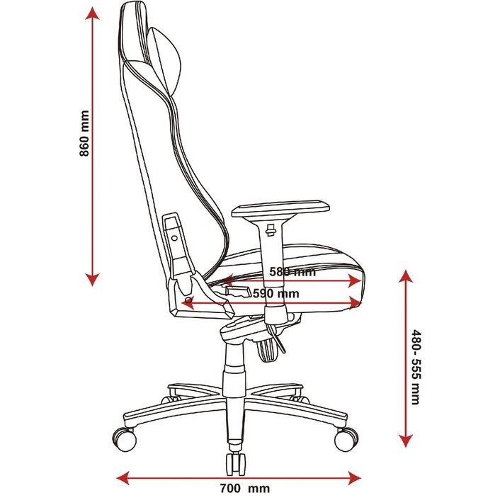 Typhoon gaming chair white hot sale