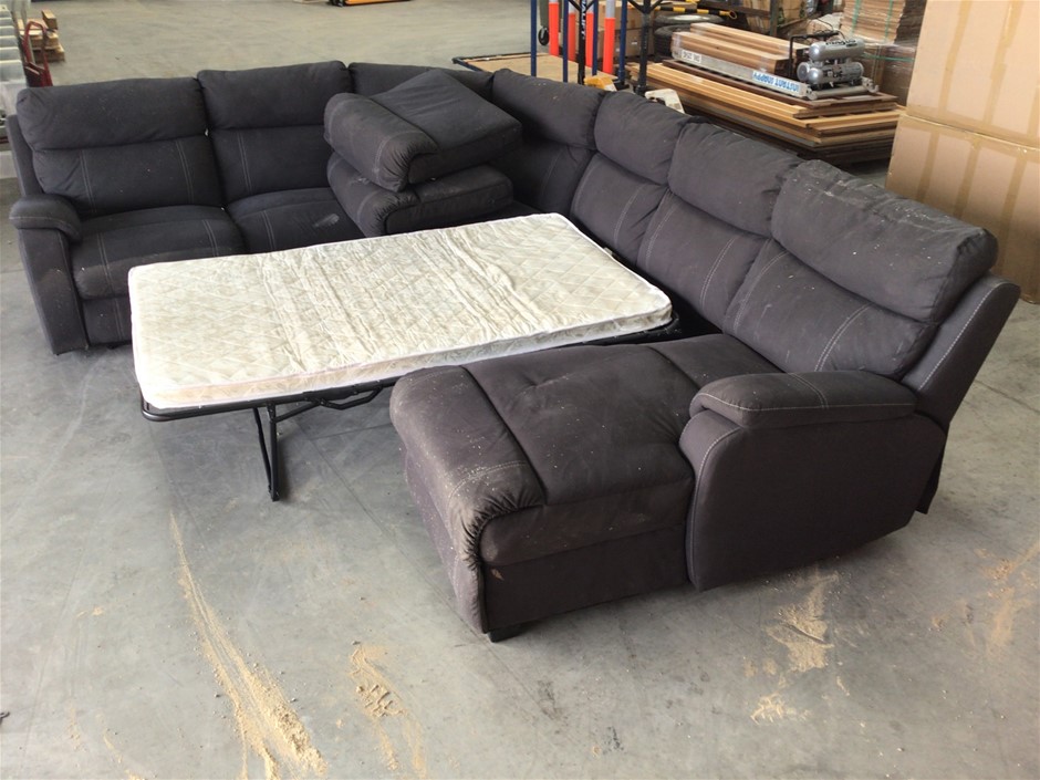 Porter 6 seater modular deals lounge with sofa bed