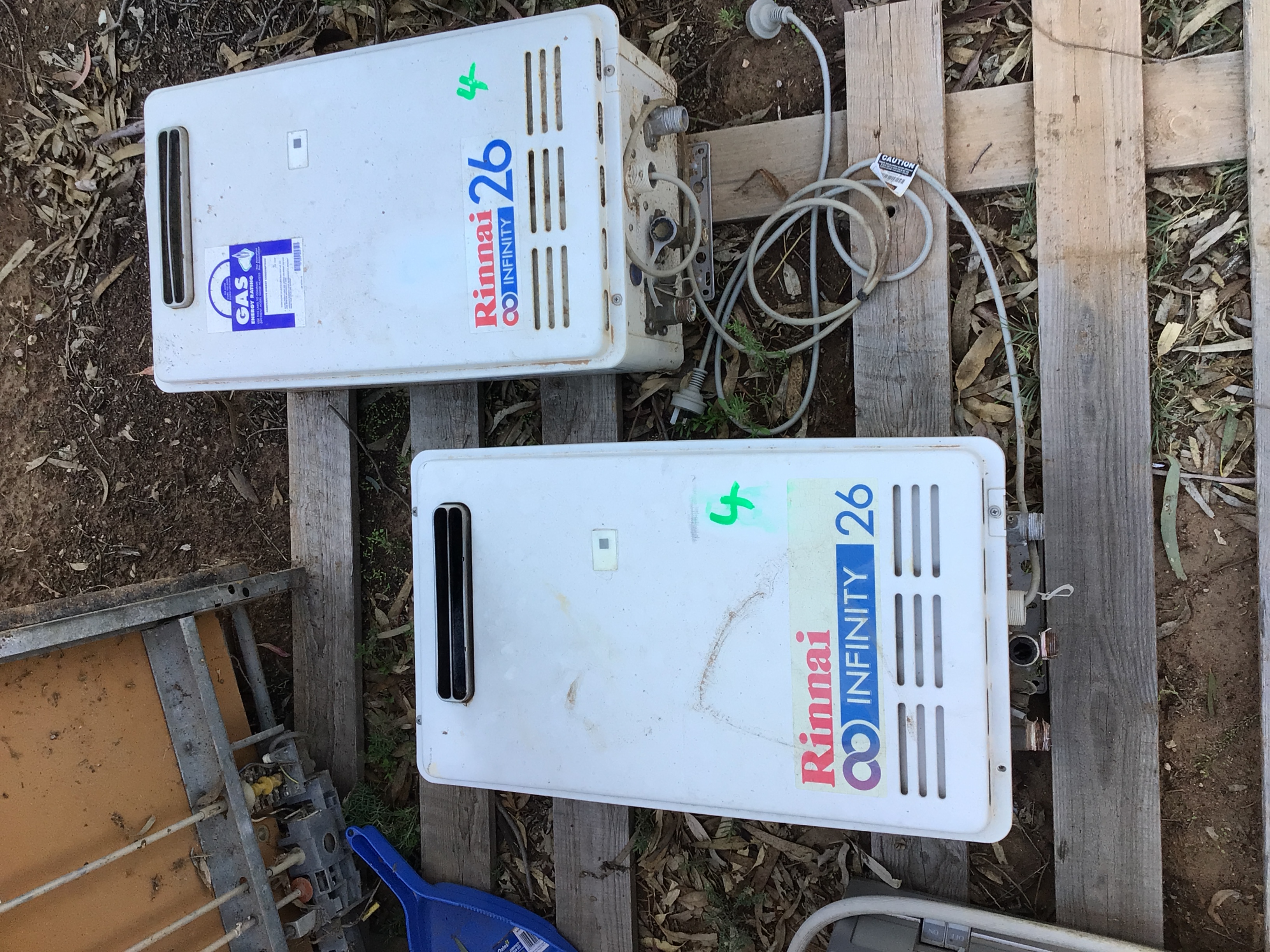 2 x Rinnai Infinity 26 Gas Hot Water Units Auction (0200-3019459) | Grays  Australia