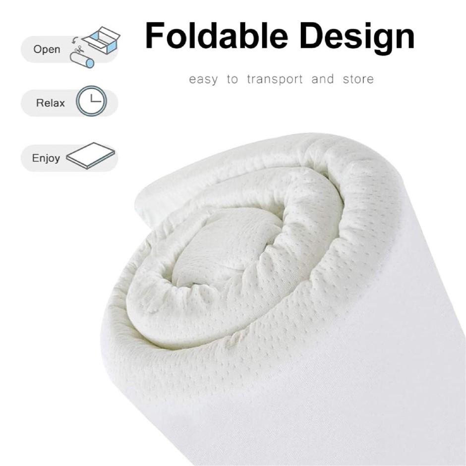 Double Size Memory Foam Mattress Topper 