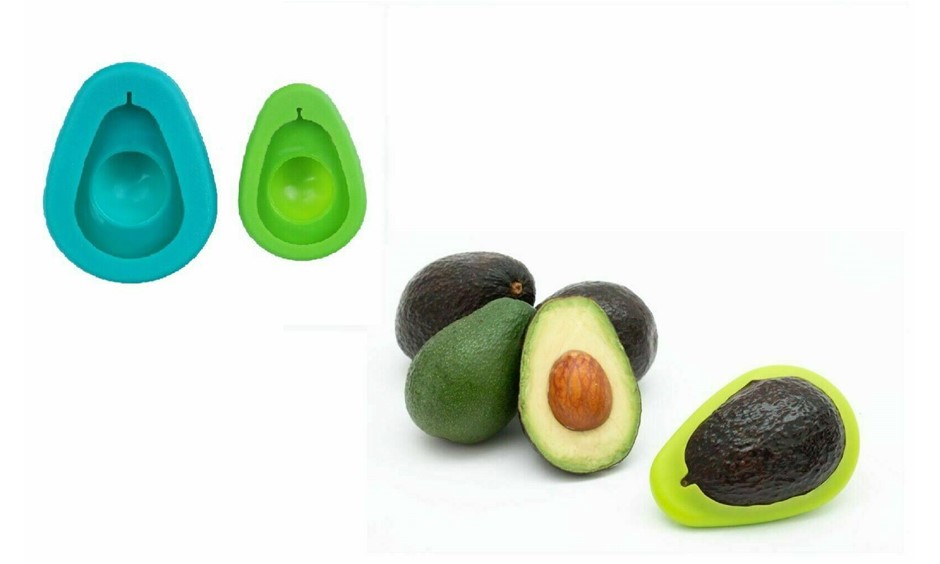 Set Of 2 Food Huggers Reusable Silicone 