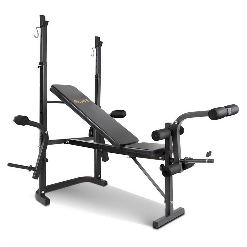 Everfit 7-in-1 Weight Bench Black Frame