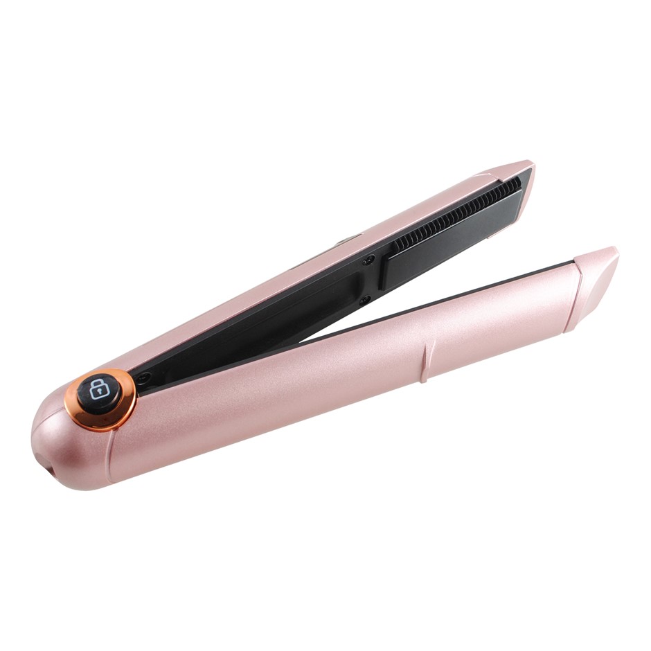 Portable Hair Straightener/Curler - Rose
