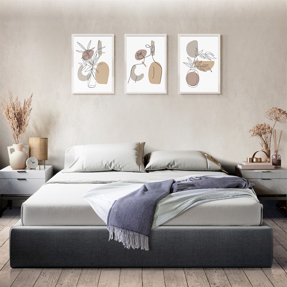 Double Size Storage Gas Lift Bed Frame T