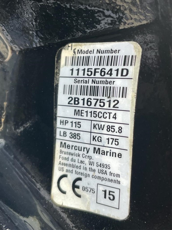 Circa 1996 Markem Whaler 6 0m Commute Boat Twin 115hp Mercury 2015 Models Auction 0001 10080536 Grays Australia