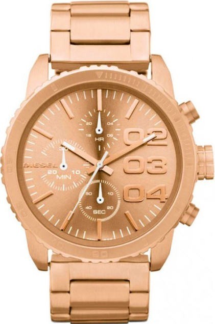 Women's Rose Gold Diesel Oversized Chron