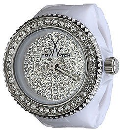 Women's White Toywatch Toy Ring Plastera