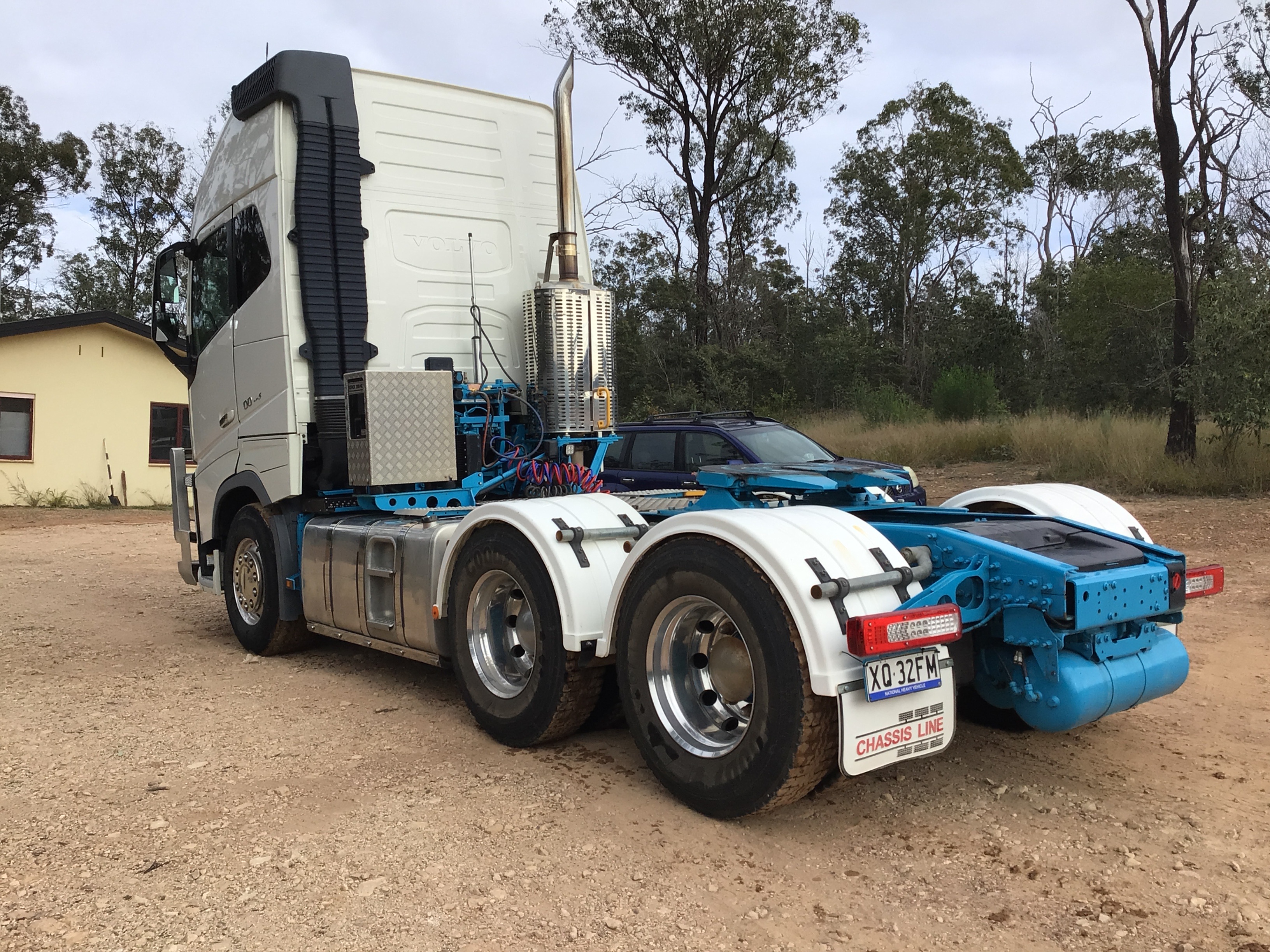 Off-road motorhome on Volvo FMX 540 chassis with 6x6 wheel arrangement 