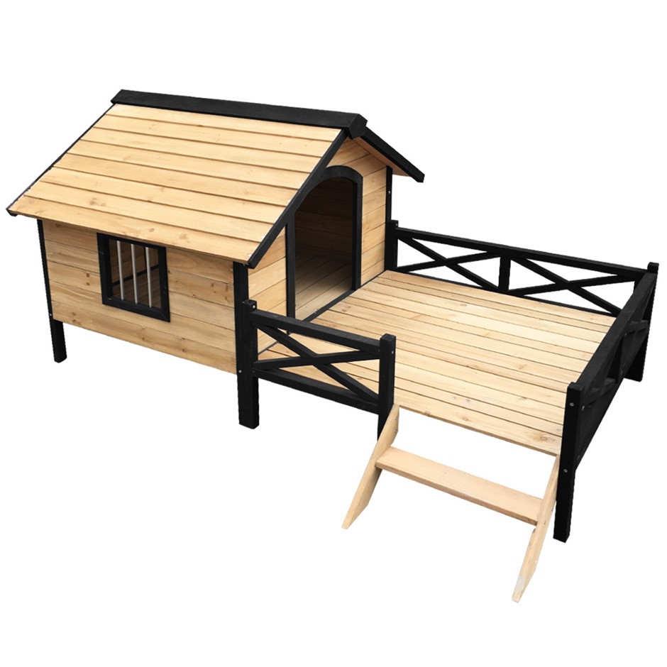 i.Pet Dog Kennel Kennels Outdoor Wooden 