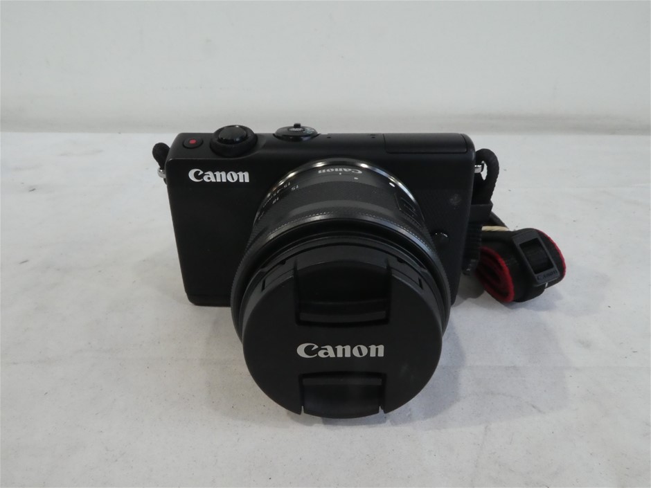 Canon EOS M100 Mirrorless Camera + 1545mm Lens (M100KISB) Auction (00042184302) Grays Australia