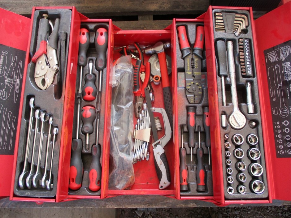 Qty 1x Mechpro 148 Pc Metric Tool Kit Auction 0045 Grays Australia