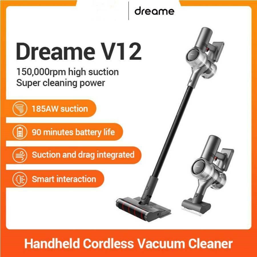 Buy Dreame V12 Handheld Cordless Vacuum Cleaner 150,000rpm | Grays ...