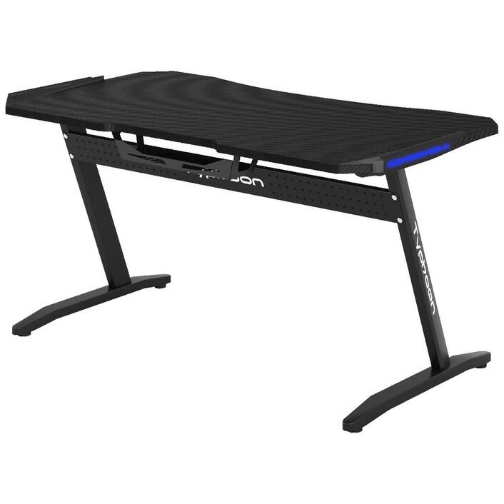 Typhoon Elite Gaming Desk 1500mm Black Auction (00592184637) Grays
