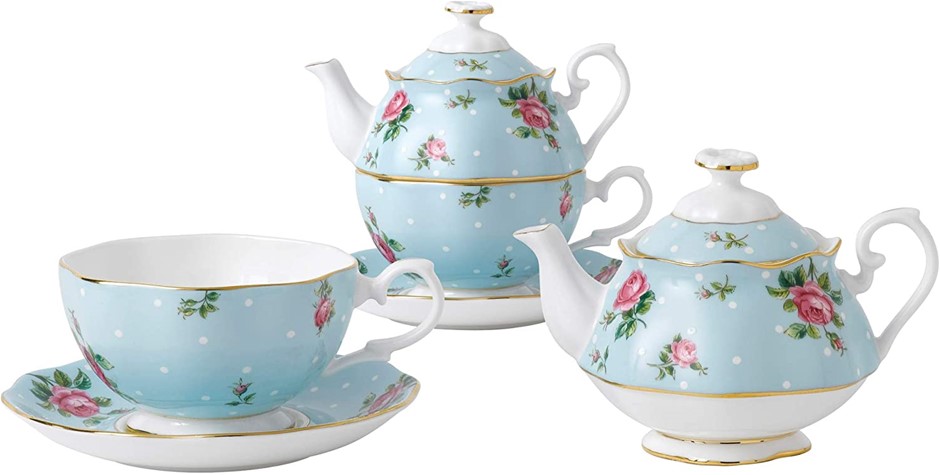 Royal albert polka on sale blue