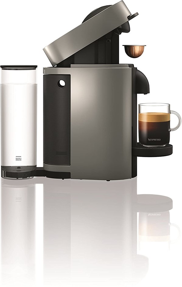 DE'LONGHI Nespresso VertuoPlus Deluxe Coffee Machine, 3 Cup Sizes