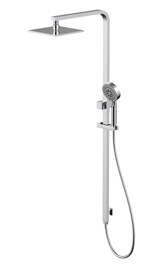 Monsoon Showers Shower System with Square Shower Head Auction (0004