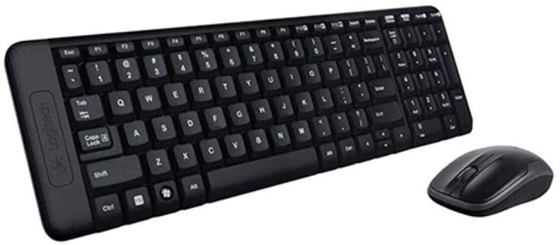 LOGITECH MK220 Wireless Combo Mouse and Keyboard, Black. Buyers Note - Dis
