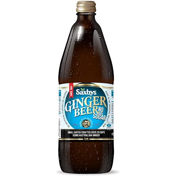 11 x SAXBYS Ginger Beer w/ No Added Sugar, 750ml. Auction | GraysOnline ...