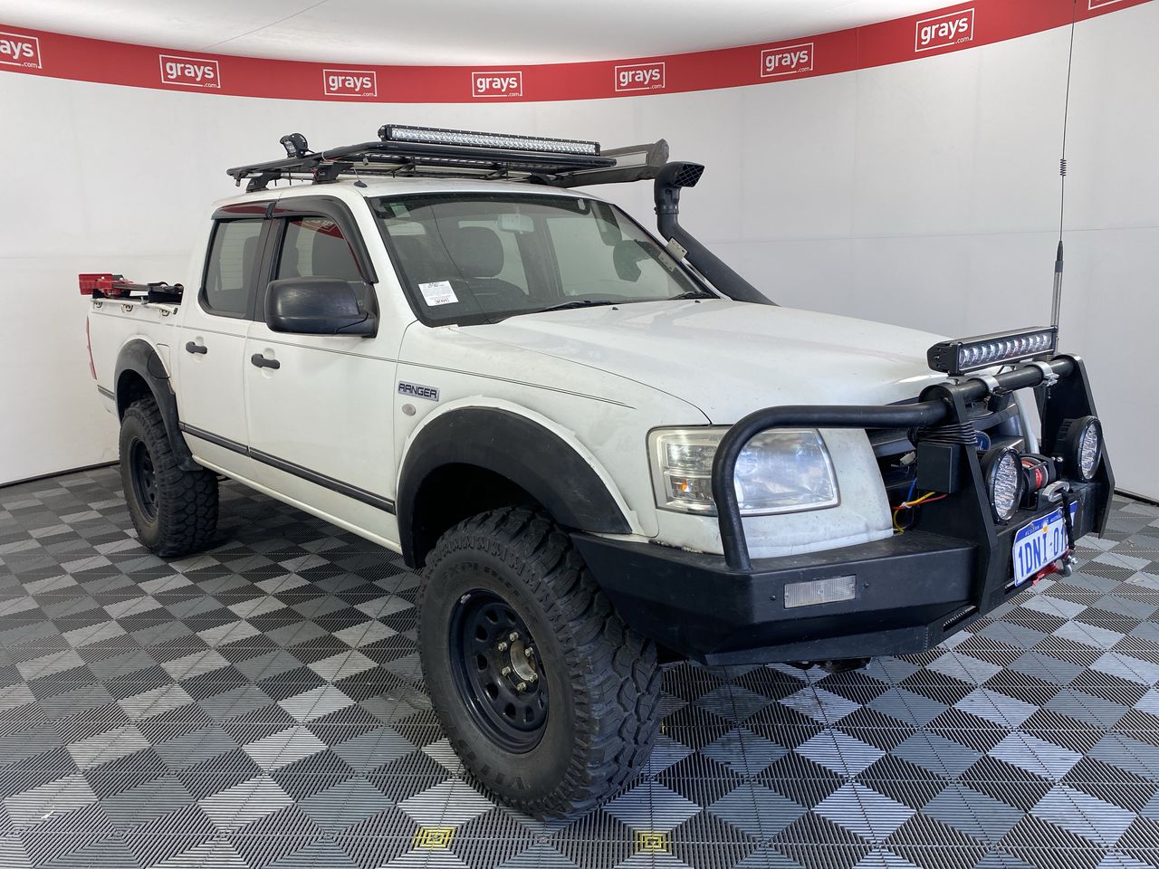 2008 Ford Ranger XL 4x4 Crew Cab PJ Turbo Diesel Automatic Dual Cab Auction 0001 9027399 Grays Australia