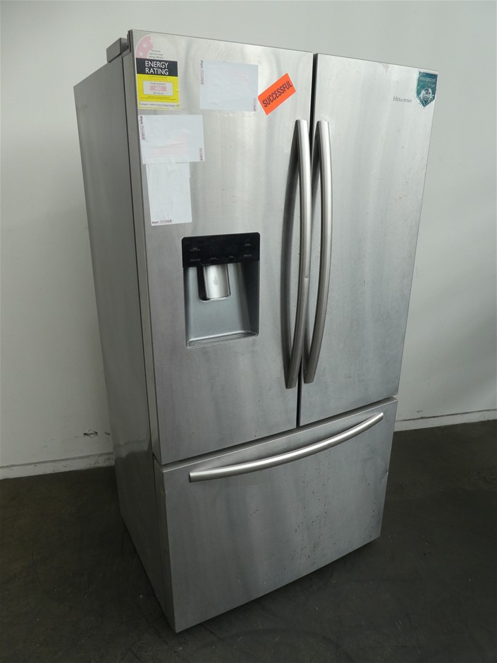 Hisense 630L French Door Fridge HR6FDFF630S Auction (00012185066