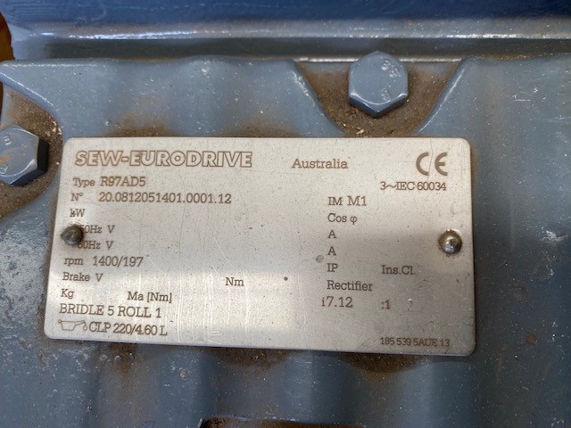 SEW-Eurodrive gearbox R97AD5 new Auction (1322-3020675) | Grays Australia