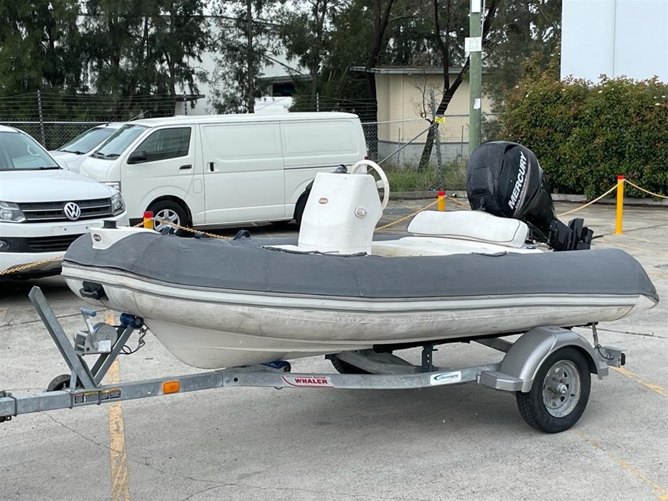 Circa 2010 G380 Grand Rib Centre Console Boat, 2019 30 hp Mercury 4 ...