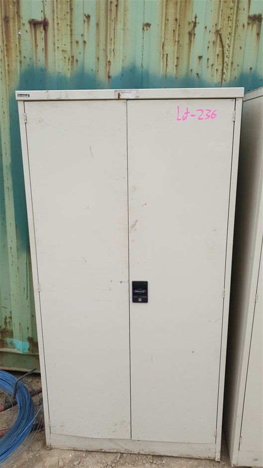 2 Door Brown Built Steel Storage Cabinet