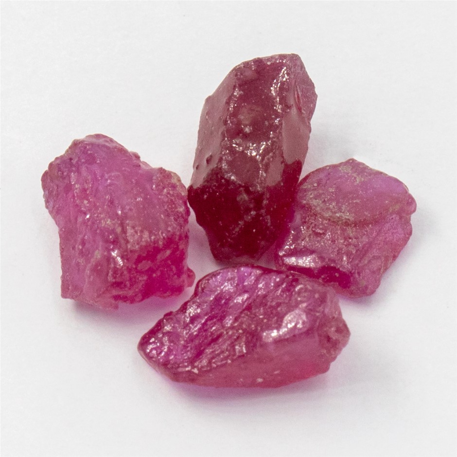 13.35ct Stunning Luxurious Rough Ruby Parcel Auction (0001-2541239 ...