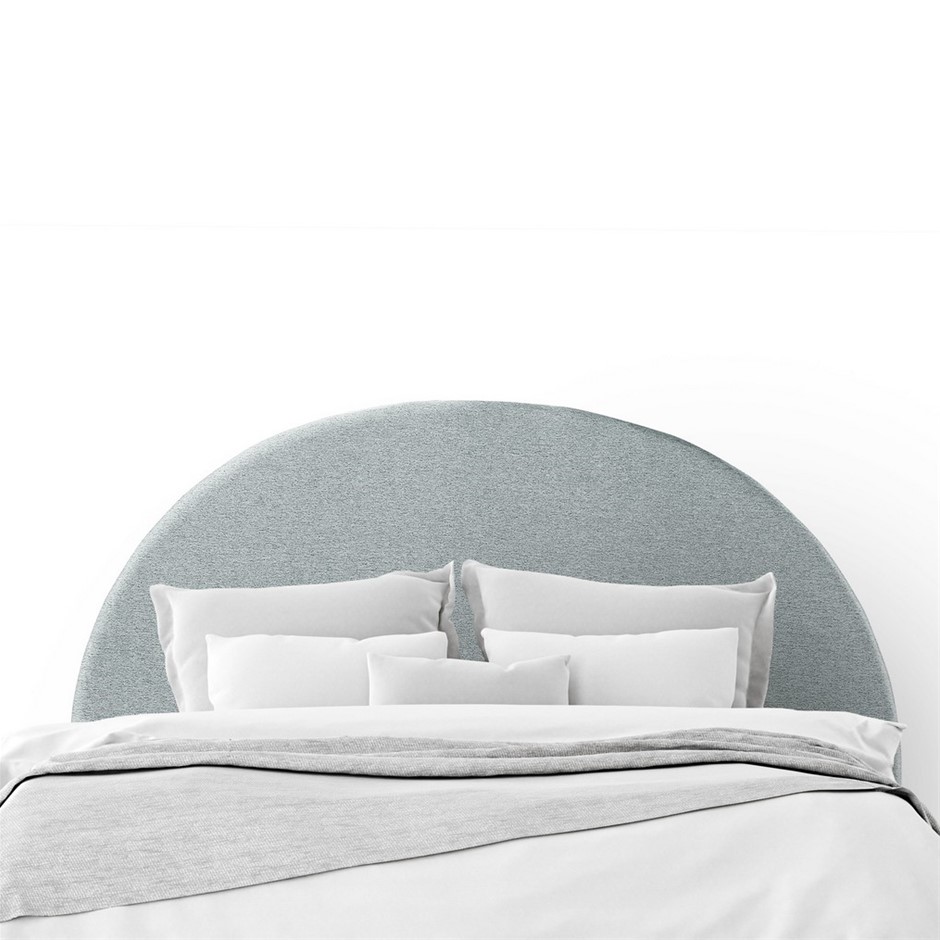 Milano - Barcelona Light Grey Curved Bed