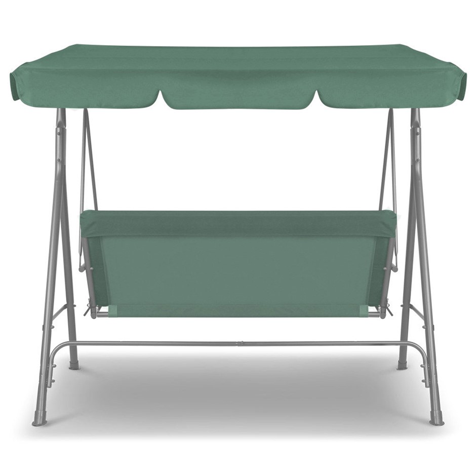 Buy Milano Outdoor Steel Swing Chair Dark Green (1 Box) Grays