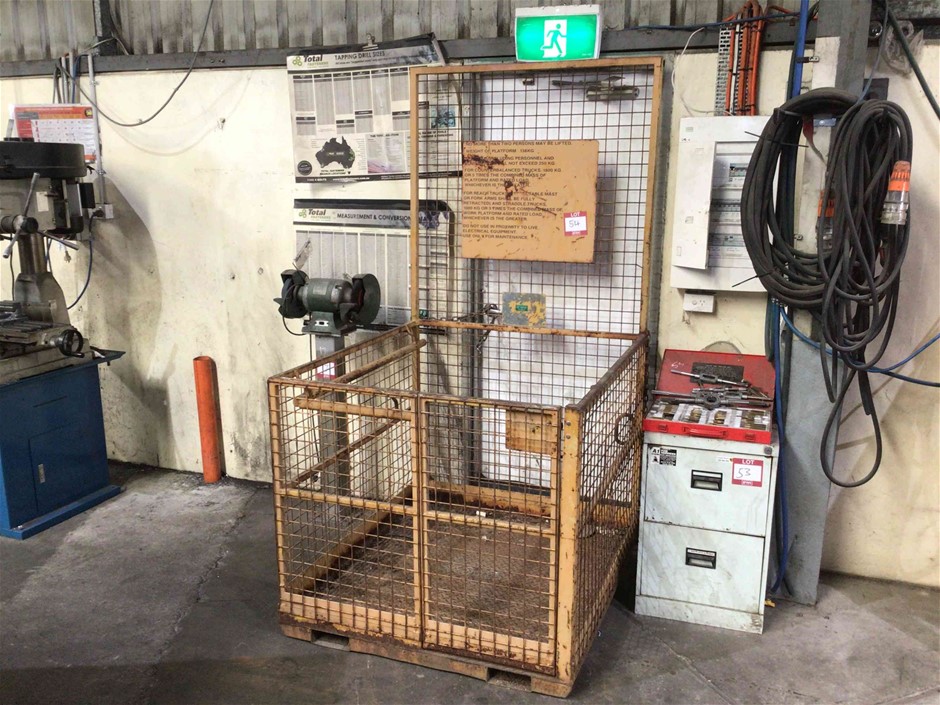Forklift Man Cage Auction (00547036428) Grays Australia