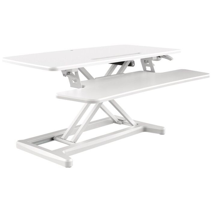 Matrix Sit Stand Desk Large White Auction (00322185787) Grays Australia