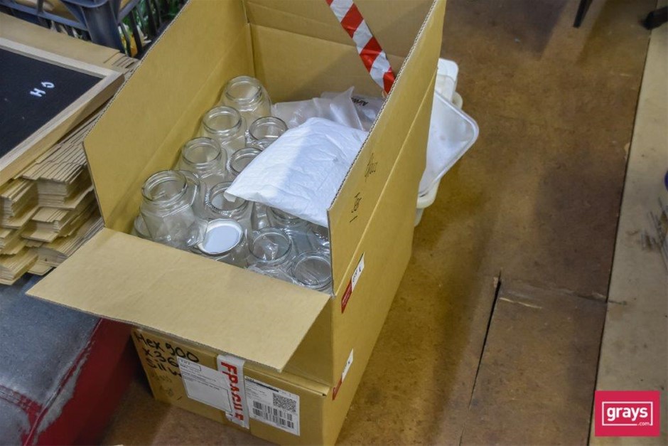 Glass Jars With Lids Auction (0064-5047596) | Grays Australia