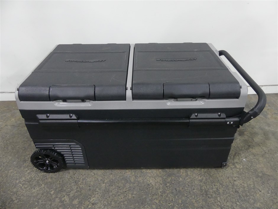 Brass Monkey 95L Fridge and Freezer Dual Zone w/ Solar Charger GH2038