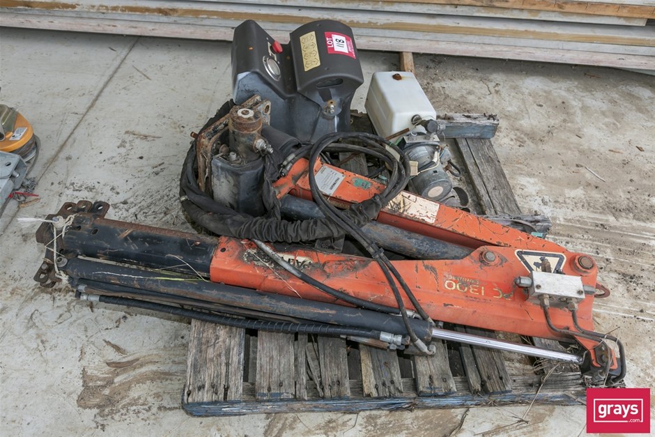 Palfinger, PC1300 A, Disassembled, Hydraulic Truck Crane Auction (0118