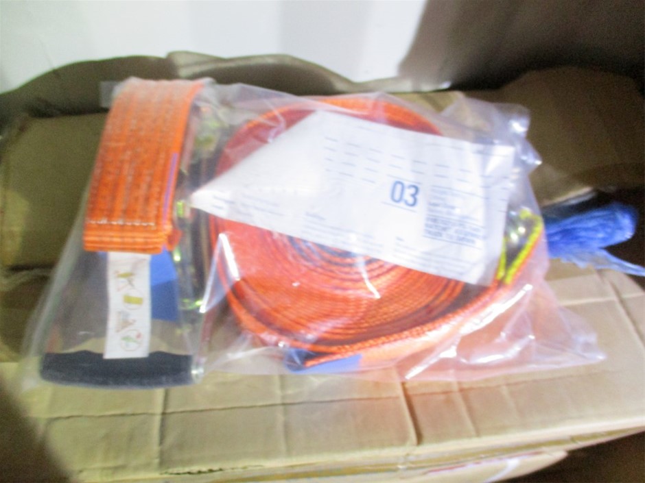 Qty 1 x Box Load Restraint Straps Auction (0041-7036928) | Grays Australia