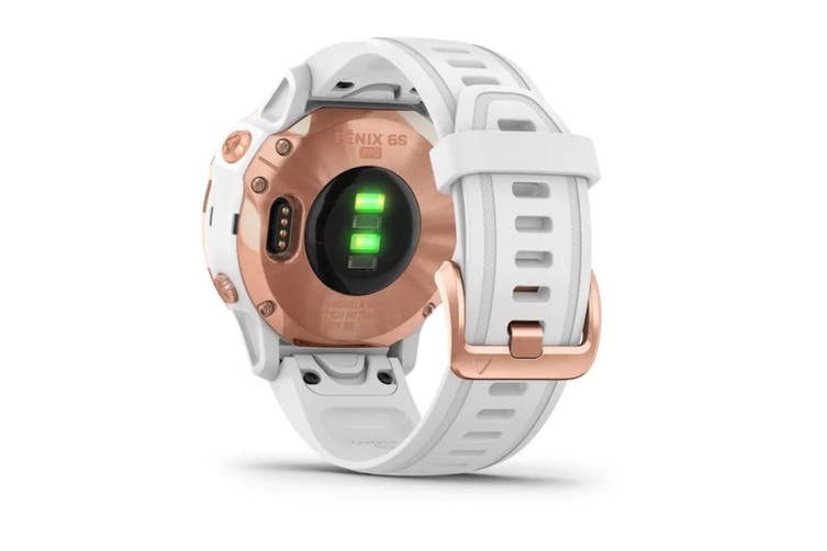 Buy Garmin Fenix 6S Pro Sports Watch Rose Gold With White Band