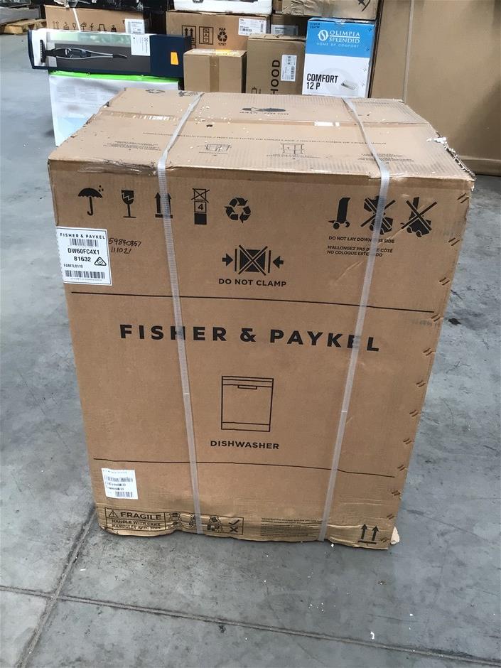 Fisher & Paykel DW60FC4X1 Freestanding Dishwasher Auction (00913021352) Grays Australia
