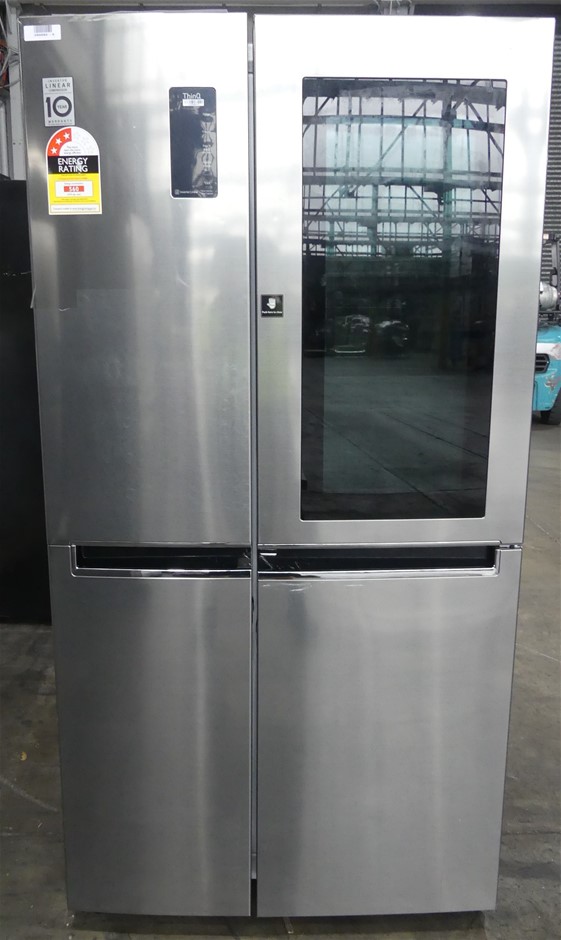 LG 642L Side by Side Fridge with InstaView DoorInDoor GSVB680PL